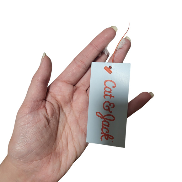 NWT Cat and Jack white fuzzy cardigan with pockets and hood with ears, size xl - Picture 7 of 9